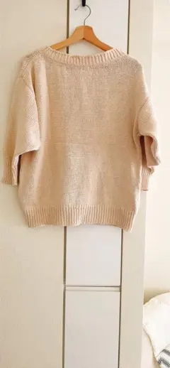 【新品未使用タグ付】アパルトモン ツインズフローレンス コットン　ニット タグ付未使用✨ アパルトモン Twins Florence オーバーサイズ