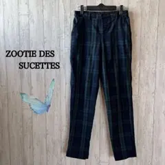 ズーティーデシュセット/カジュアルパンツ/ストレッチ/タータンチェック/L