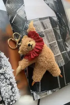 バレエ　テディベア　キーホルダー