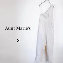 Aunt Marie's（S）オールインワン　アイボリー　美脚　体型カバー　夏のサムネイル