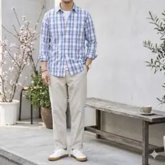 Tommy Hilfiger チェック柄シャツ L チェックシャツ ネルシャツ