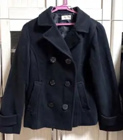 レピピアルマリオ　コート　ショート丈　ブラック　黒　コーデュロイ　ジャケット