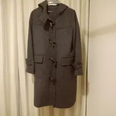 【未使用品】ダッフルコート　グレー　M-Lのサムネイル