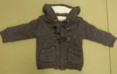 【新品未使用】コムサフォセット ニットダッフルコート 90～100サイズ