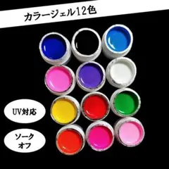 ◎新品未開封◎ジェルネイルカラー◎ネイル用品◎カラージェル12色