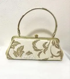 美品　和装用　高級　ハンドバッグ 草履セット　シャンパンゴールド