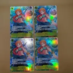 ワンピースカードゲーム 5ナミ パラレル4枚セット | Mercari