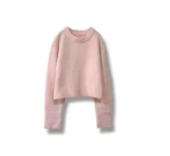 ベースメントオンライン セーター クロップドニット フリー　ピンク 春