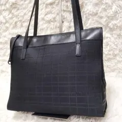 マックスマーラ ハンドバッグ ジャガード 肩掛け レザー ブラック 美品 