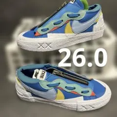 sacai NIKE KAWS スニーカー　ブレザー LOW アタッチメント付のサムネイル