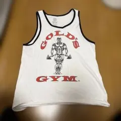 GOLD'S GYM タンクトップ M ホワイト　レア