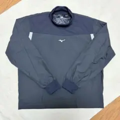中古⭐︎MIZUNOウインドブレーカー⭐︎野球⭐︎シャカシャカ⭐︎ネイビーSサイズ