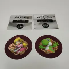 ジョーシンスーパーマリオステッカー【ピーチ】【 ヨッシー】