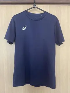 ASICS ネイビー Tシャツ Mサイズ