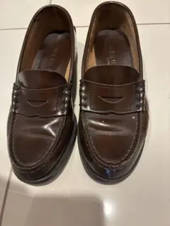 Haruta ブラウン ローファー 23.5cm