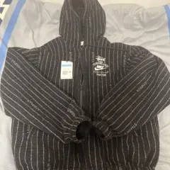 Stussy Nike Striped Wool Jacket Black