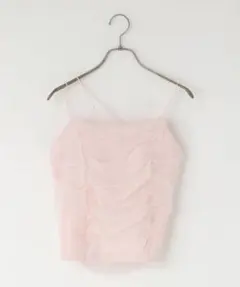 LOWRYS FARM／ シュシュチュールキャミ　ピンクのサムネイル