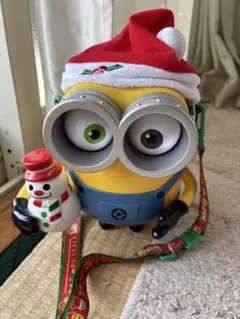 ミニオン サンタ帽子付きポップコーンバケツ
