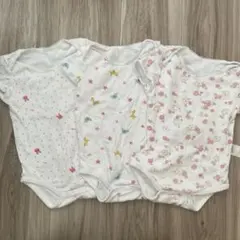 ミキハウス　ボディ肌着 3枚セット　80cm