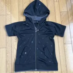 ASM X Jupiter ＆ Juno 半袖 フード付きジャージ　スカル