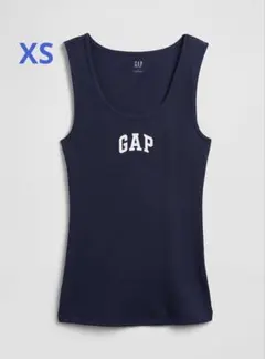『新品』GAP ロゴ リブタンクトップ XS