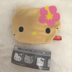 HELLO KITTY フェイス巾着ポーチ(新品未使用)
