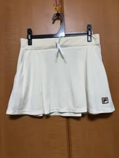 FILA メッシュスカート ベージュFILA 2025SSモデル テニスウェア