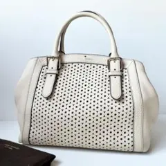 【極美品】kate spade トートバッグ パウチング レザー