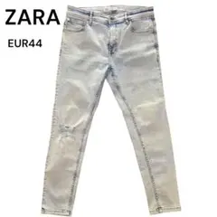 ZARA ストレッチ ダメージデニム　スキニー EUR44