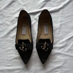 最終値下げ！JIMMY CHOO GALA フラットシューズ ブラック36 最終値下げ！JIMMY CHOO GALA フラットシューズ ブラック36 - メルカリ