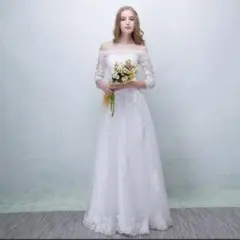 新品 ウェディングドレス パーティードレス