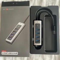 USBハブ 3.0 4ポート 5Gbps 高速転送 軽量 未使用