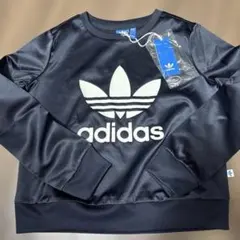 新品タグ付きアディダスadidas Originals 長袖カットソー光沢Sのサムネイル