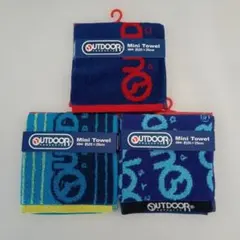 OUTDOOR ミニタオル 3枚セット