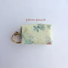 ★ハンドメイド ★ リバティ ラミネート 手のひらポーチ palm pouch
