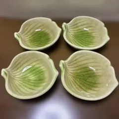 【4個＋おまけ1個】 葉っぱ型 豆鉢 小鉢 ＋さつまいも型小皿