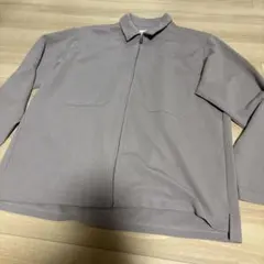メンズ　ジップシャツジャケット　Lサイズ