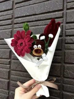 モールフラワー 韓国風　くま花束 ミニブーケ 枯れない花 プレゼント