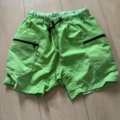 120cm ブリーズ　ハーフパンツ　ズボン　黄緑色