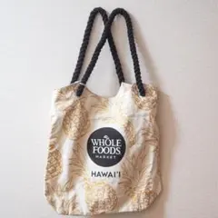 【ハワイ限定】Whole Foods Market ロープハンドル トートバッグ
