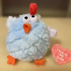 ニワトリ マスコット キーホルダー ぬいぐるみ 新品タグ付き