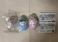 ちいかわ マスコットつきビスケット　おくるみマスコットチャーム　ちいかわハチワレ