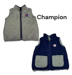 チャンピオン　ベビー　キッズ　ベスト ボア フリース　キルティング　アウター