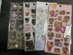 サンリオ　キラキララインストーンシール　4枚