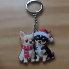 新品未使用で可愛いチワワのキーホルダー