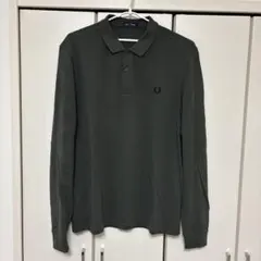 FRED PERRY 長袖ポロシャツ カーキ 値下げ中