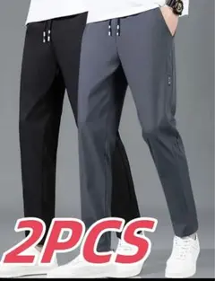 新品♡メンズ♡新品♡ジョガーパンツ２本セット　美ライン楽ちん　スポーツ