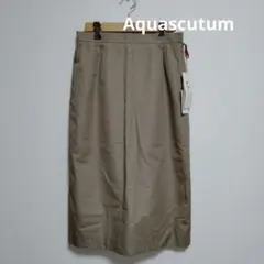 Aquascutum ベージュ タイトスカート未使用タグ付きのサムネイル