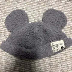 東京ディズニーリゾート ディズニーシーミッキー耳付き帽子　モコモコ　ボア
