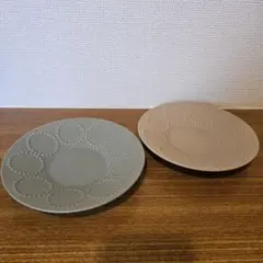 【新品未使用/付属箱なし】ミナペルホネン　タンバリン　プレートS　2枚セットのサムネイル
